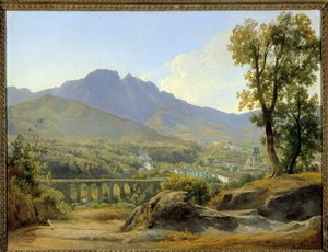 Landschaft, Blick von der Villa Cava