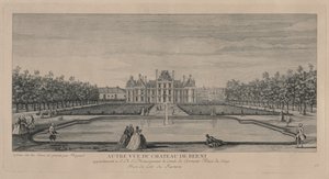 Schloss von Berny aus den Gärten
