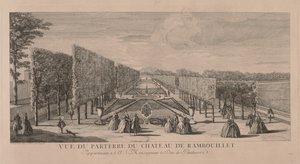 Blumengarten des Schlosses Rambouillet von Jacques Rigaud