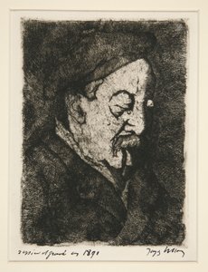 Porträt des Maler-Radierers Emile Nicolle