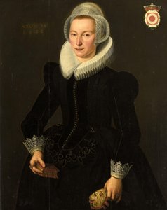 Porträt von Grietje Adriaensdr Grootes (1588-1624)