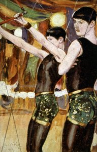 Equilibristen im Zirkus (Zemganno-Brüder)