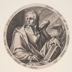 Johannes, aus Die Evangelisten von Jacques de Gheyn II
