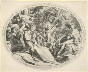 Das Wunder der fünf Brote von Jacques de Gheyn II