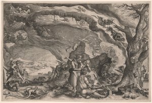 Hexen bereiten sich auf den Sabbat vor