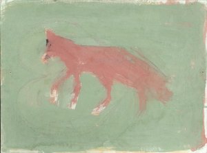 Abstrakter Roter Fuchs