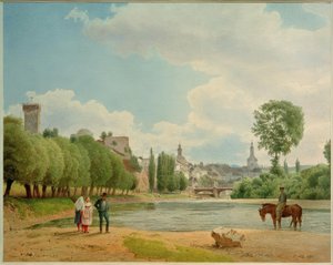 Blick auf Teschen von Jakob Alt