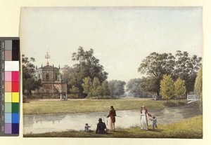 Das Haus der Laune in Laxenburg von Jakob Alt