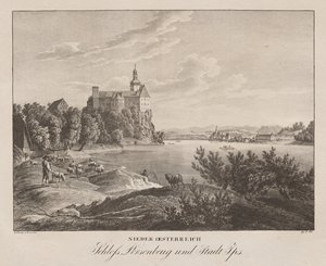Niederösterreich, Schloss Persenbeug und Stadt Ybbs
