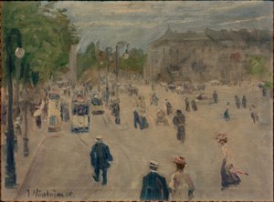 Opernplatz in Frankfurt am Main von Jakob Nussbaum