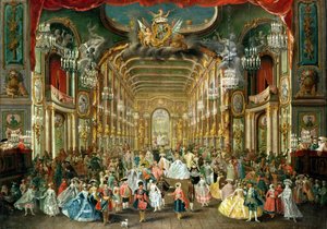 Maskenball im Hoftheater, Bonn, 1754