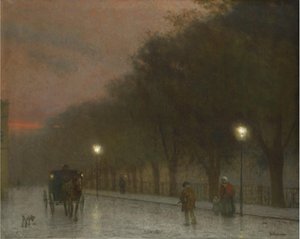 Prag bei Dämmerung, ca. 1910