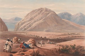 Ansicht des Berges Baba-Naunee, ca. 1839