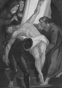 Die Grablegung Christi (Gravur)