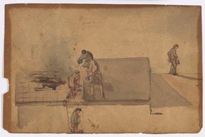 Ein Feuer in Pomfret, 1849
