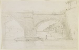 Eine Brücke, 1858 von James Abbott McNeill Whistler