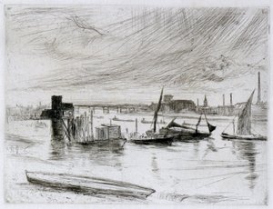 Battersea Morgendämmerung (Cadogan Pier)