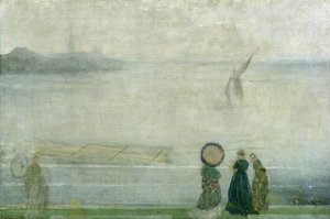 Battersea Reach von Lindsey Houses, c.1864-71 von James Abbott McNeill Whistler