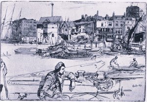 Black Lion Wharf von James Abbott McNeill Whistler