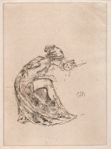 Kamee, Nr. 1 Mutter und Kind, um 1890-1893 von James Abbott McNeill Whistler