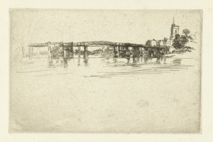 Die kleine Putney-Brücke von James Abbott McNeill Whistler