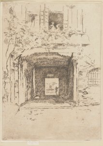 Türöffnung und Weinrebe, 1879-1880 von James Abbott McNeill Whistler