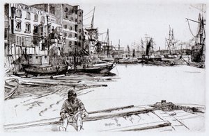 Eagle Wharf (Tyzac, Whitely und Co) von James Abbott McNeill Whistler