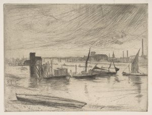 Früher Morgen, Battersea (Battersea Dawn Cadogan Pier)