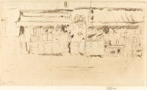 Möbelgeschäft, ca. 1887 von James Abbott McNeill Whistler