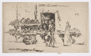 Gemüsehändlerladen, Paris, ca. 1892-93 von James Abbott McNeill Whistler