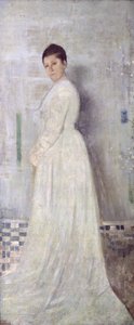 Harmonie in Weiß und Blau, ca. 1860 von James Abbott McNeill Whistler