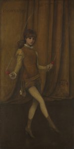 Harmonie in Gelb und Gold: Das Goldmädchen Connie Gilchrist, ca. 1876-77 von James Abbott McNeill Whistler