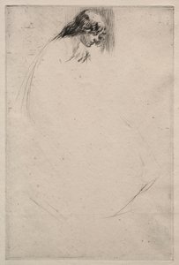 Jos Bent Kopf von James Abbott McNeill Whistler