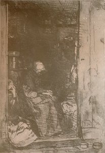 La Vieille Aux Loques, um 1858 von James Abbott McNeill Whistler