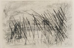 Landschaft mit einem Fischer, 1861 von James Abbott McNeill Whistler