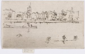 Little Chelsea Memorial, 1887 von James Abbott McNeill Whistler
