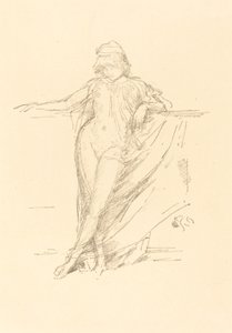 Kleine drapierte Figur, lehnend, 1893