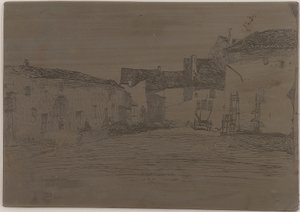 Liverdun. Eine der zwölf Radierungen aus der Natur, 1858 von James Abbott McNeill Whistler