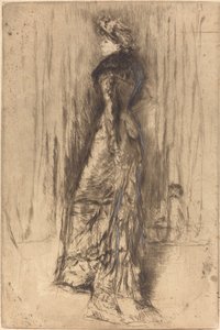 Maud, stehend, ca. 1873