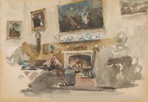 Moreby Hall, 1882-1884 von James Abbott McNeill Whistler