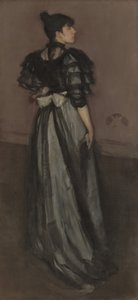 Perlmutt und Silber: Die Andalusierin von James Abbott McNeill Whistler