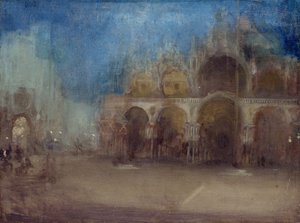 Nocturne, Blau und Gold, St. Markus, Venedig