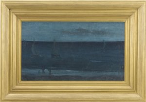 Nocturne: Blau und Silber - Bognor, 1871-76 von James Abbott McNeill Whistler