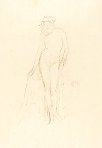 Nacktes Modell, stehend, ca. 1891
