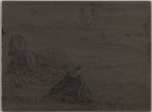 Kindermädchen und Kind, 1859 von James Abbott McNeill Whistler