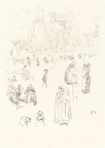 Kindermädchen: Les Bonnes du Luxembourg, 1894 von James Abbott McNeill Whistler