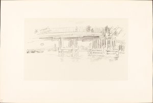 Old Battersea Bridge, 1879-1887 von James Abbott McNeill Whistler