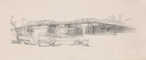 Alte Battersea-Brücke, Nr. 2, 1878-1879 von James Abbott McNeill Whistler