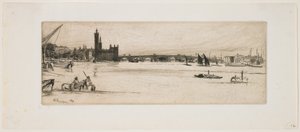 Alte Westminster Bridge von James Abbott McNeill Whistler