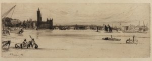 Alte Westminster-Brücke, 1859